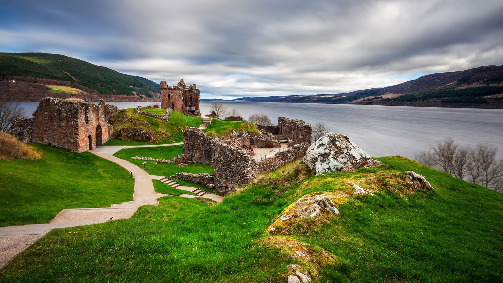 Exploring the Castle Ruins