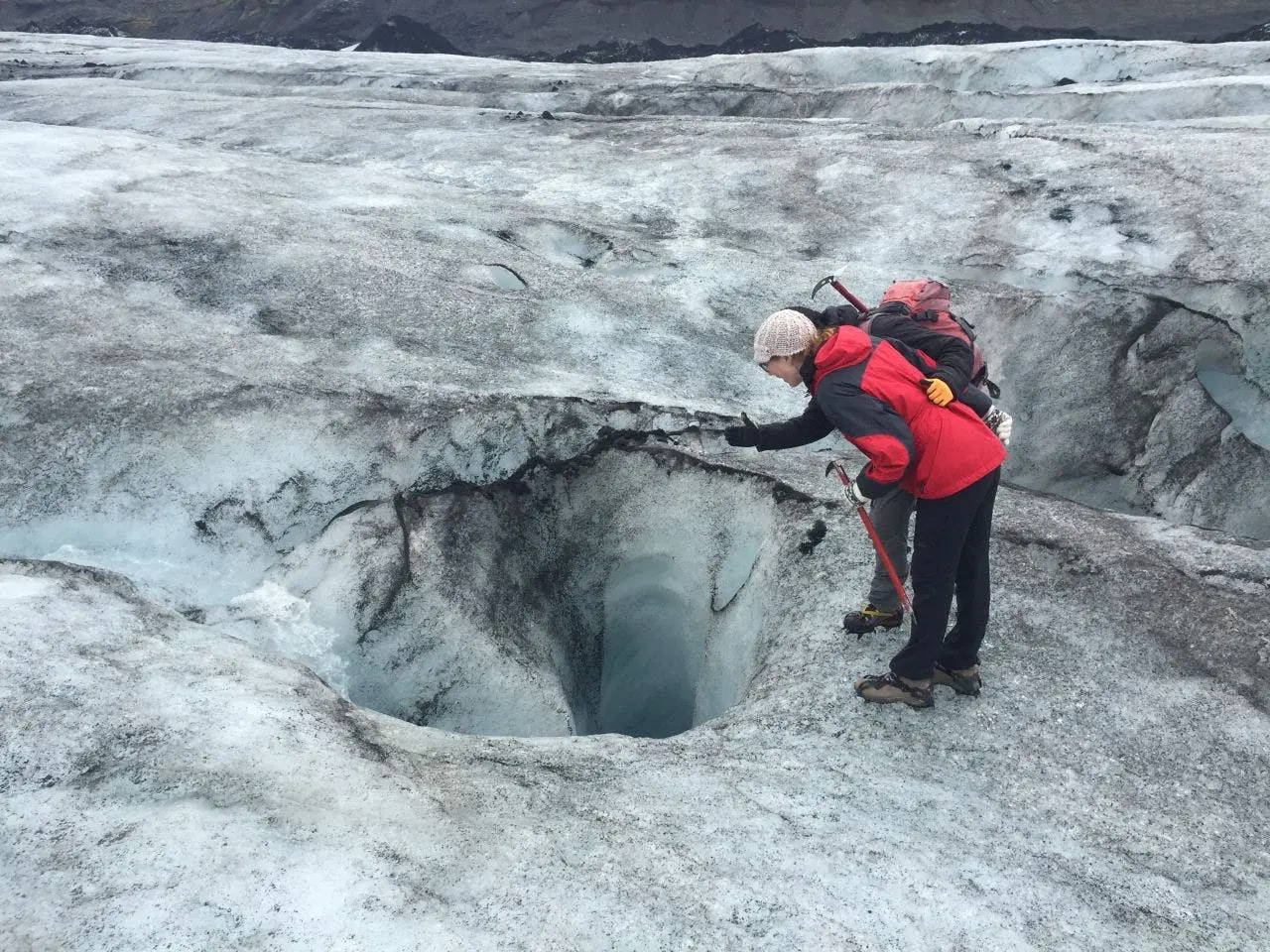 Sólheimajökull Moulin