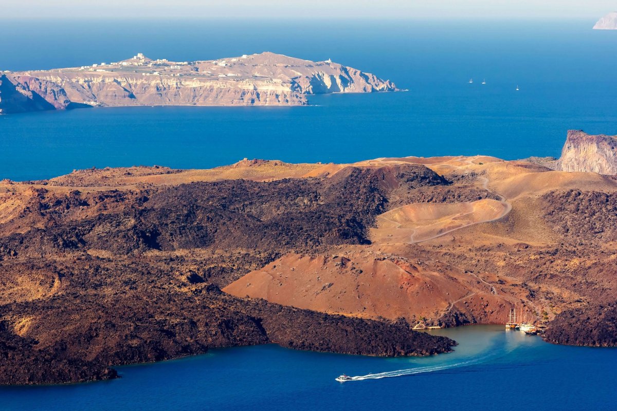 Nea Kameni Crater Rim