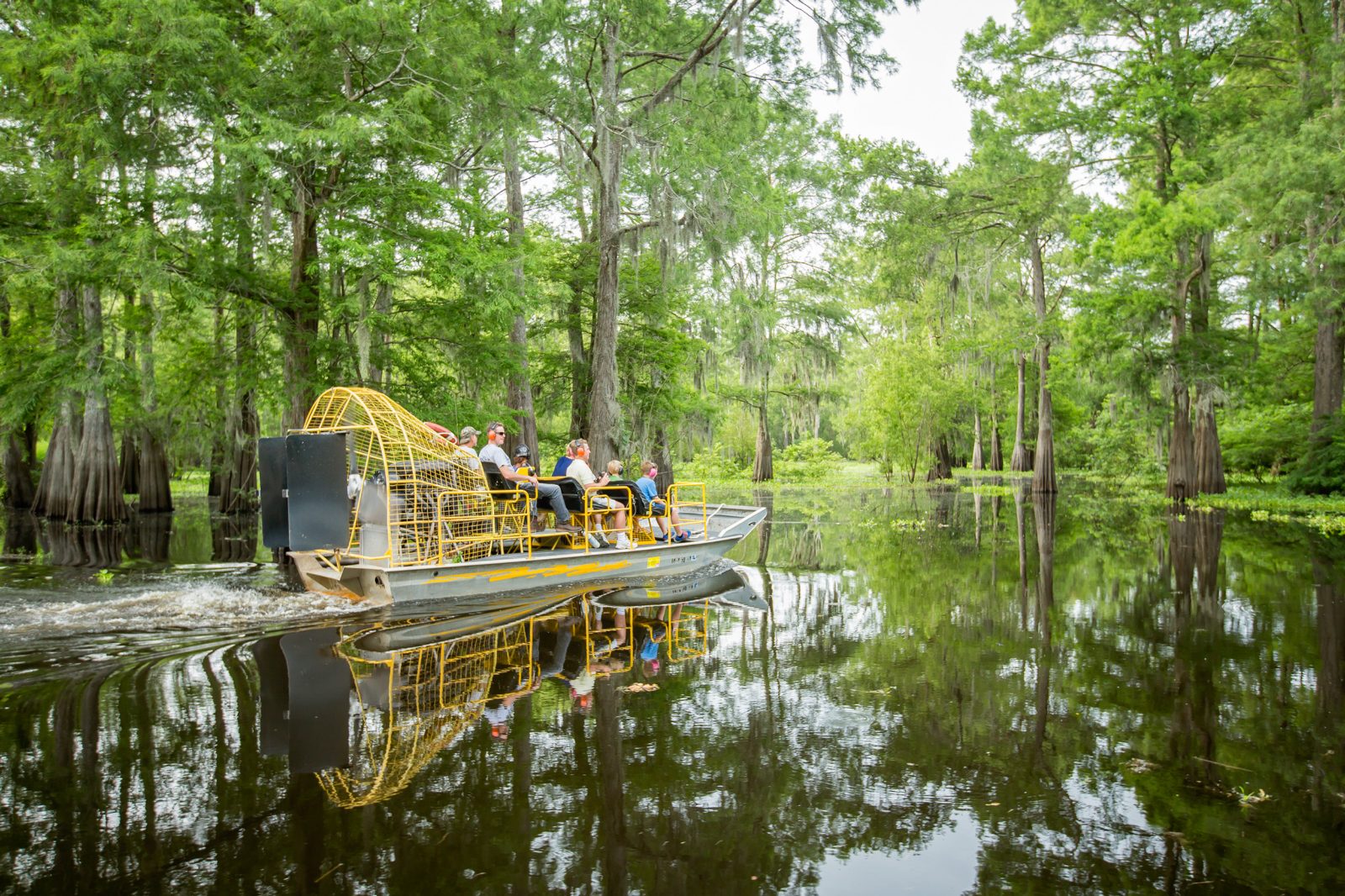 Tiki Boat Swamp Tour New Orleans
