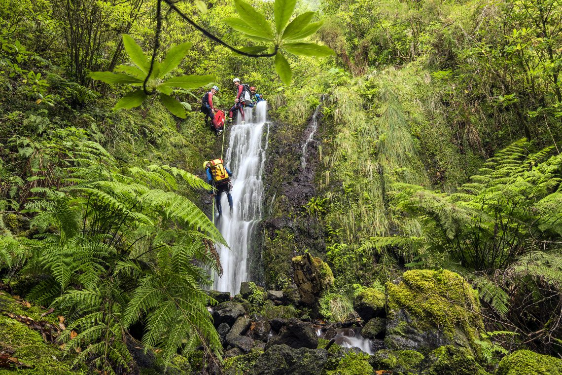 Ribeira do Inferno Main Abseil