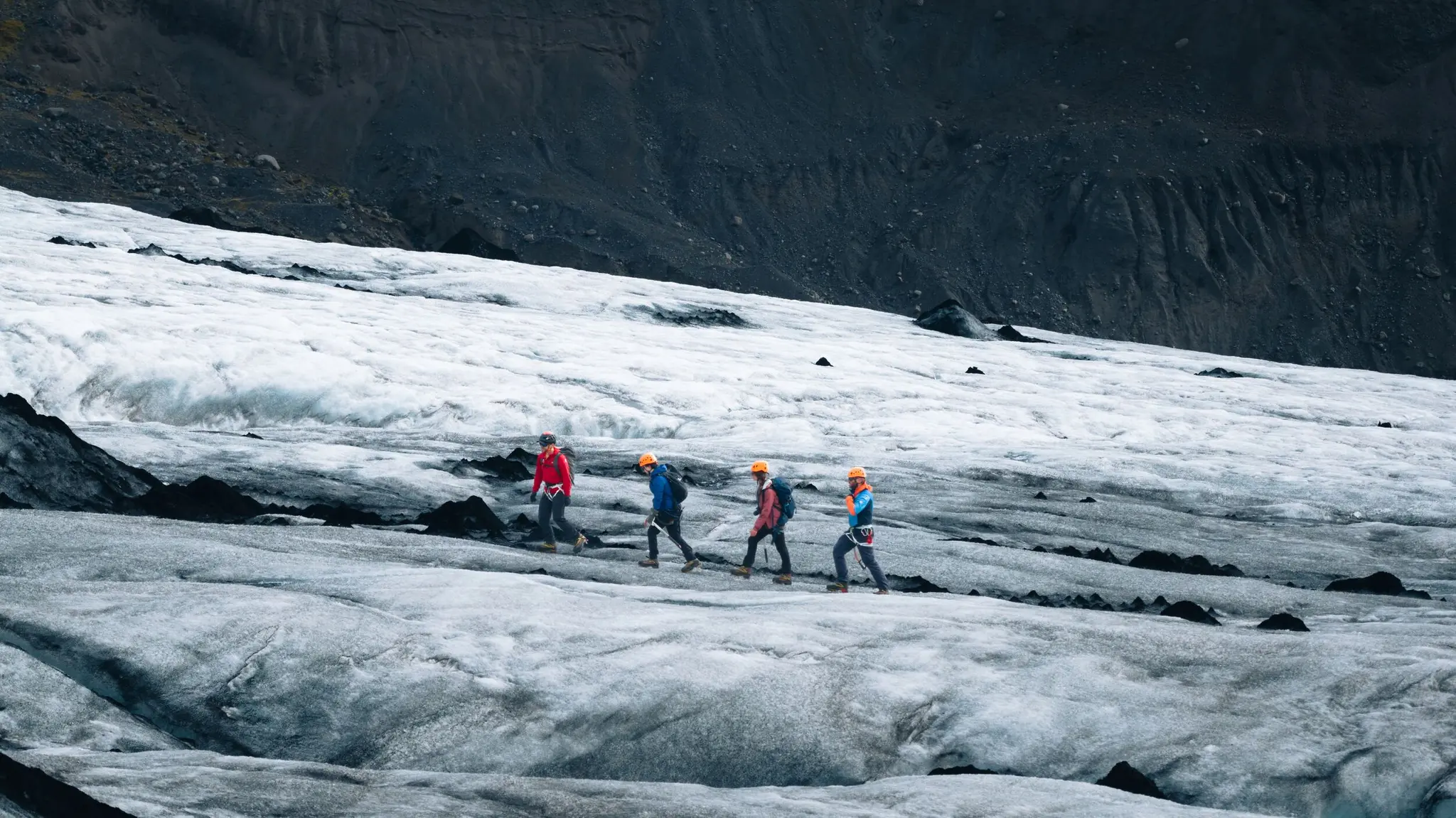Guided glacier hike
