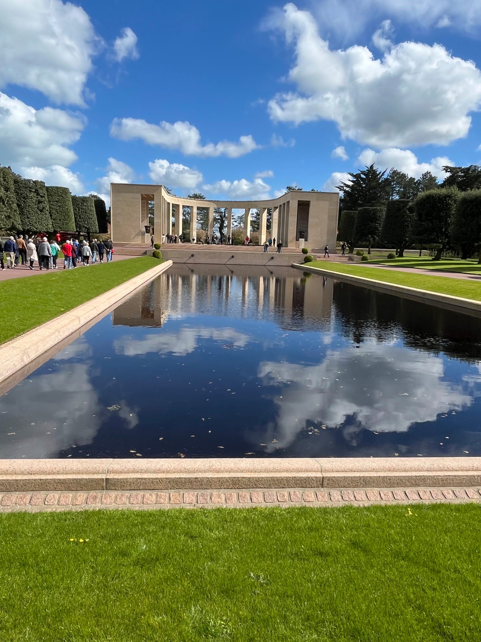 Reflecting Pool at Normandy American Cemetery