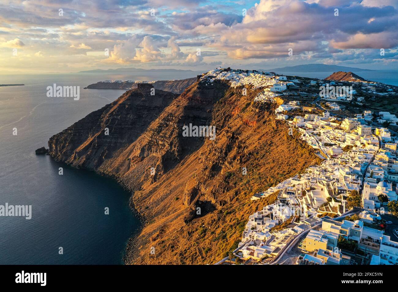 Santorini caldera viewpoints