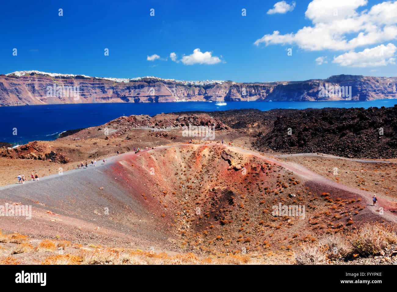 Inside Georgios crater