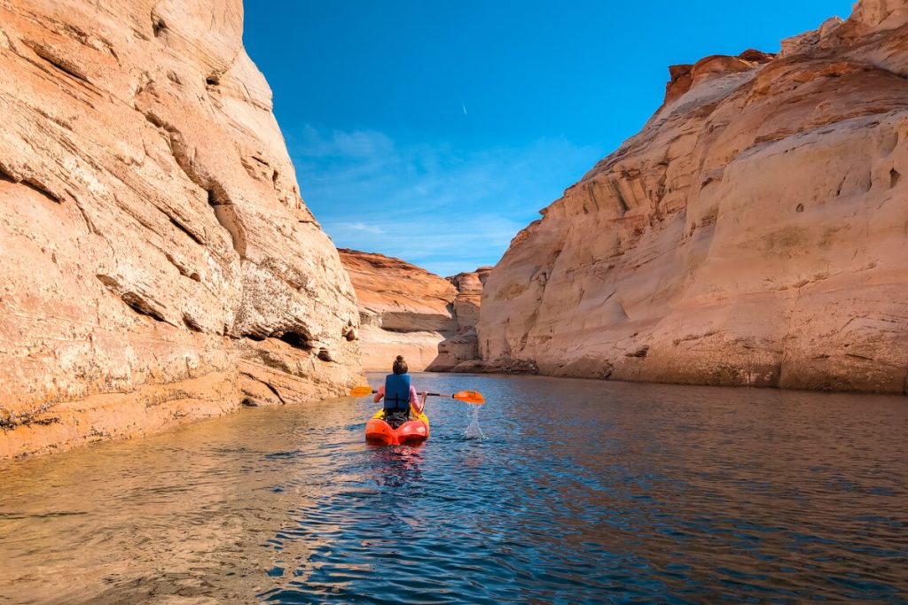 Flooded Slot Canyon Entrance