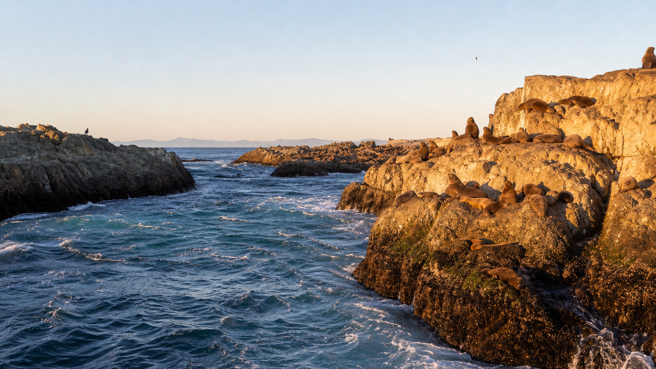Geyser Rock seal colony