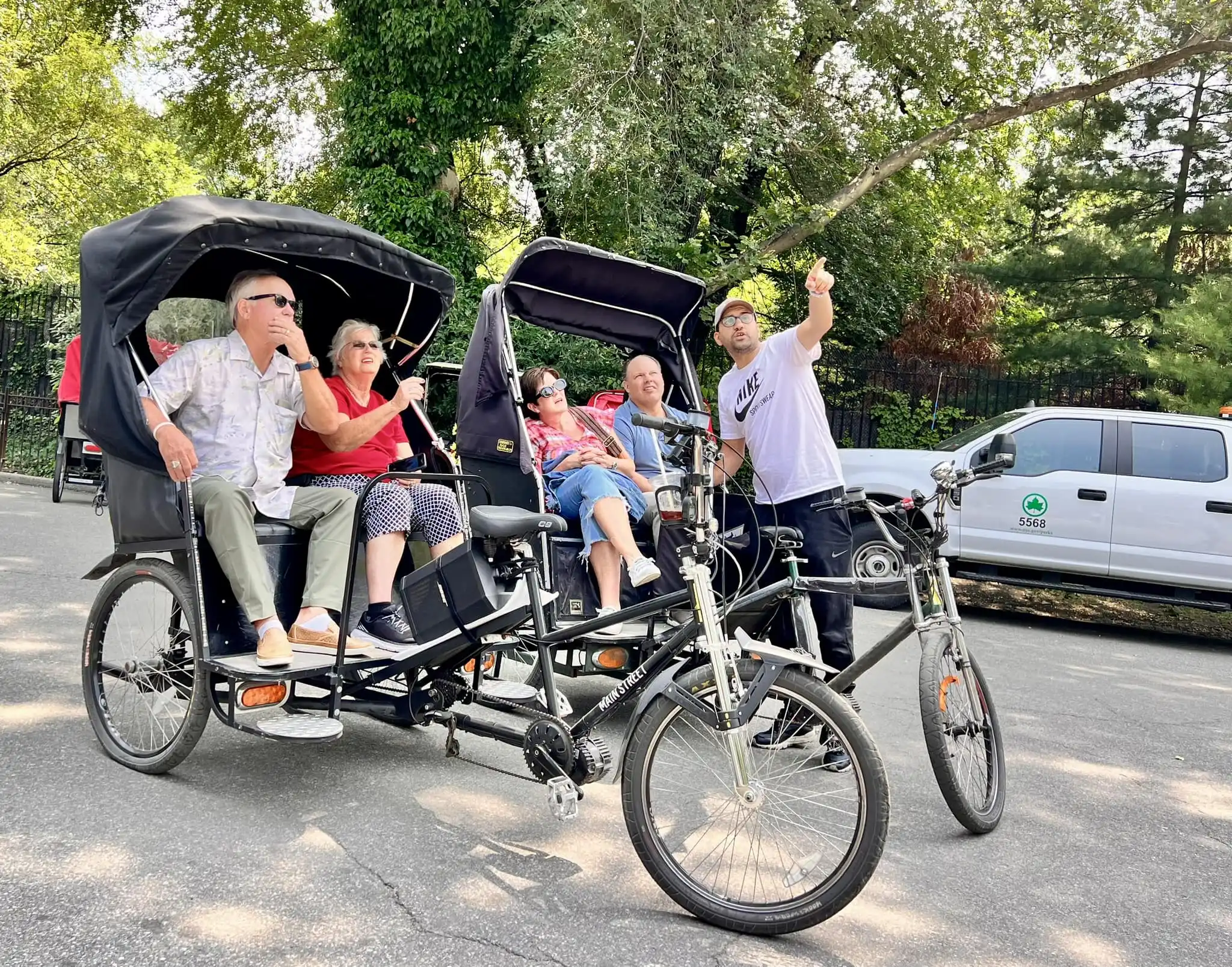 Your experience at Central Park Pedicab Tours