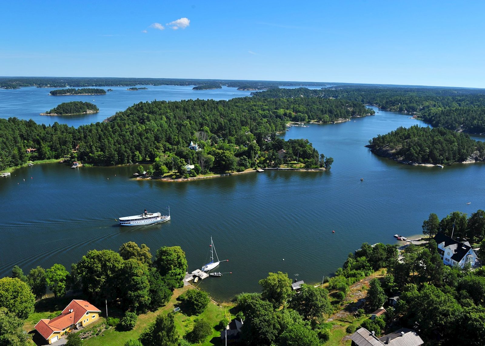 Stockholm Archipelago Boat Tour Route