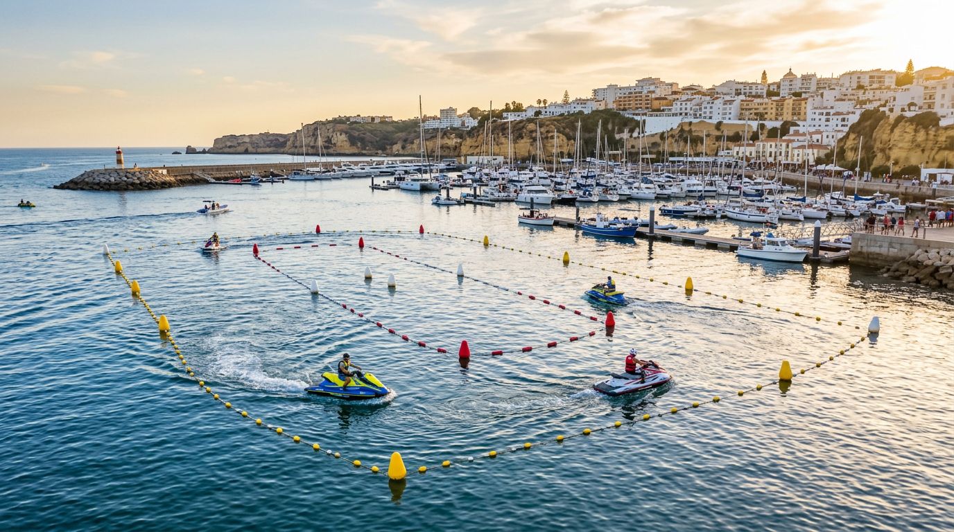 Buoy-delimited Jet Ski Circuit