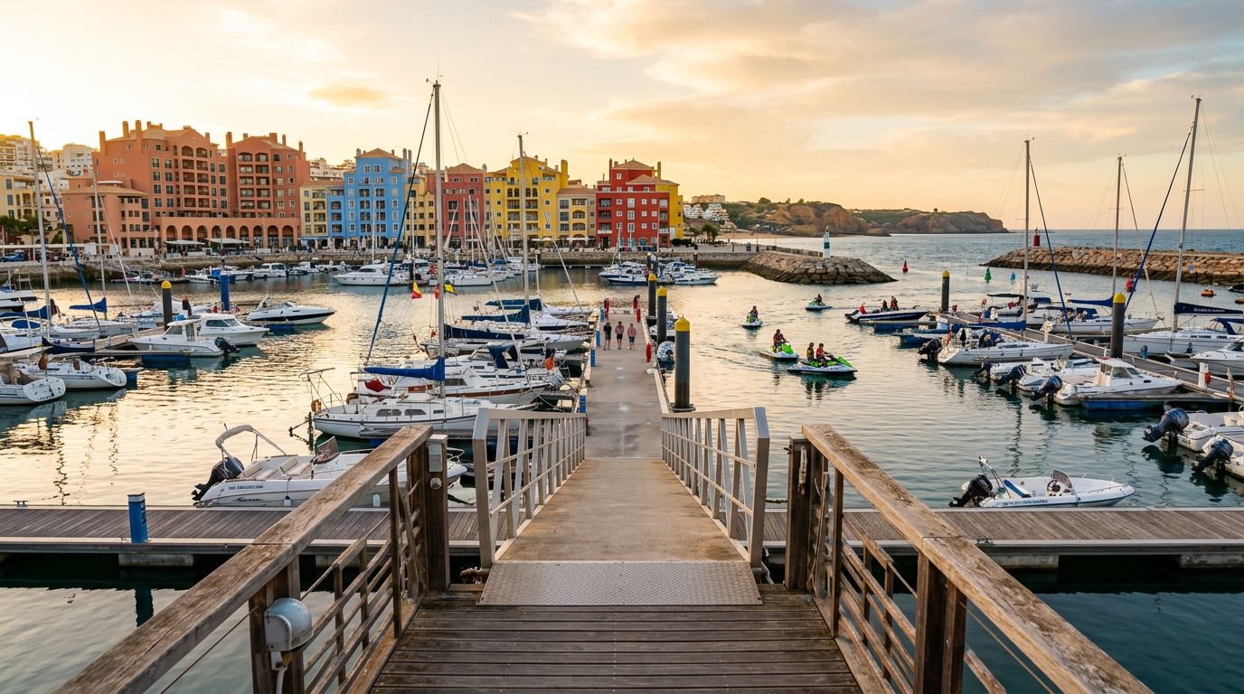 Marina de Albufeira Pier