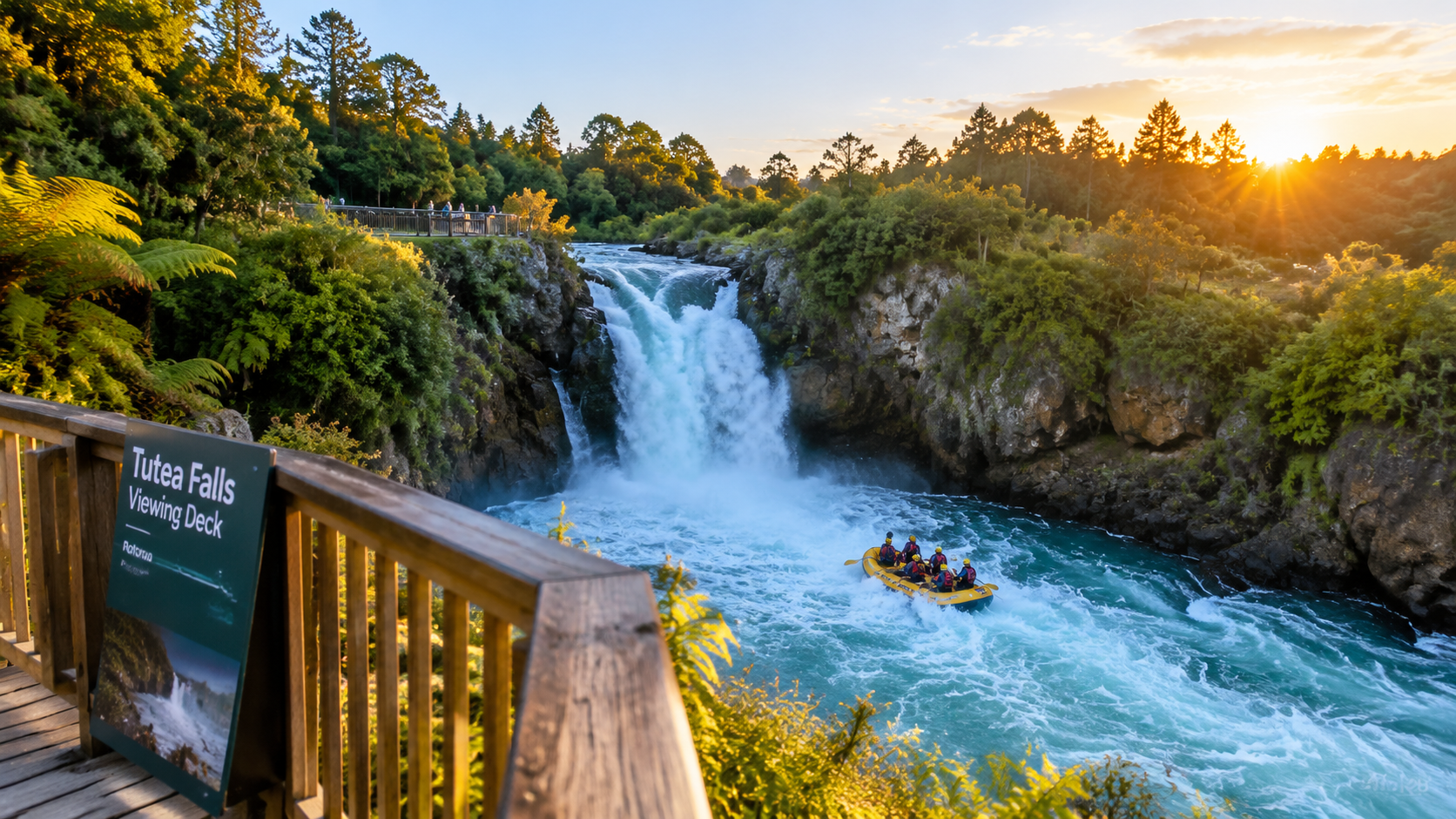 Tutea Falls Viewing Deck