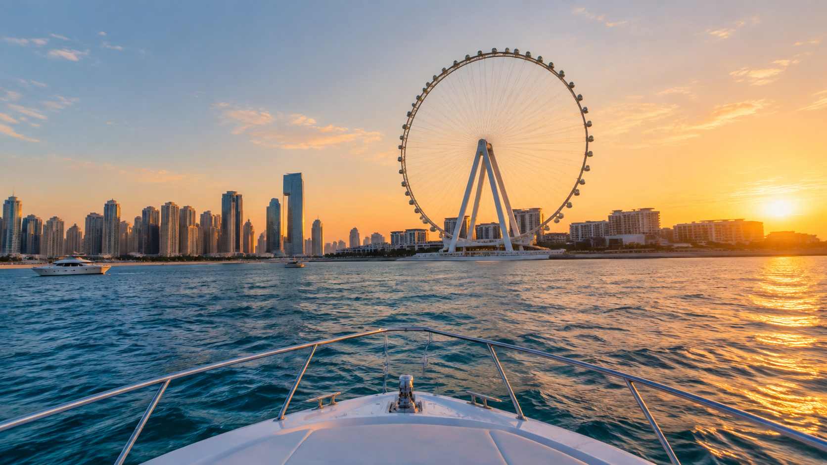 Ain Dubai from the Water
