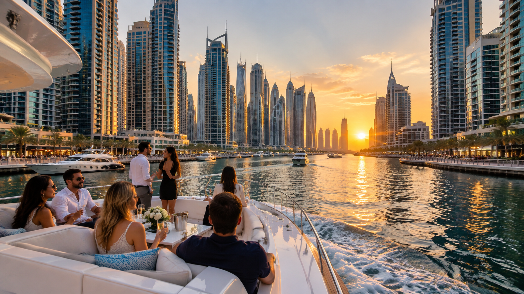 Dubai Marina Skyline Corridor