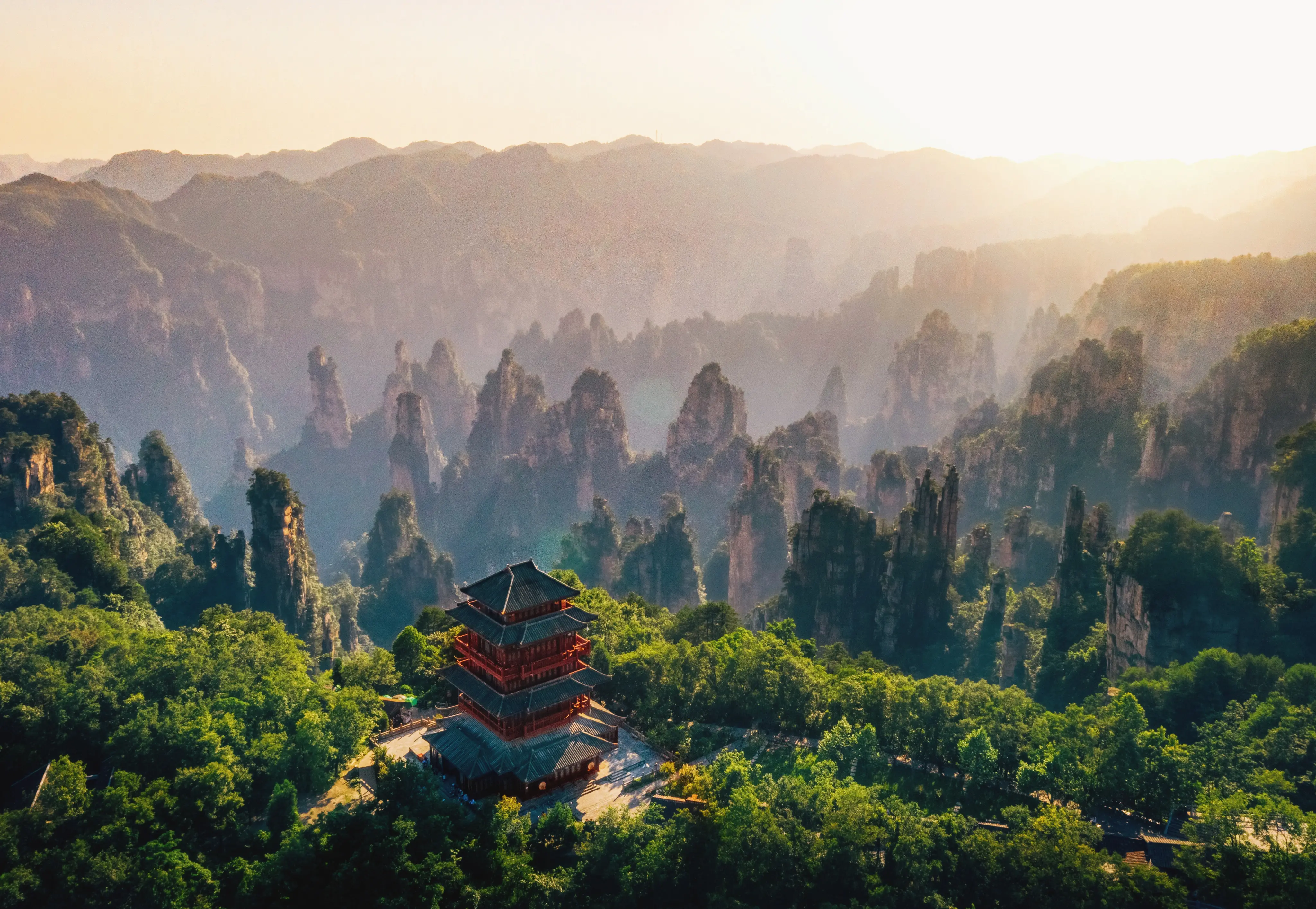 Tianzi Mountain Pavilion