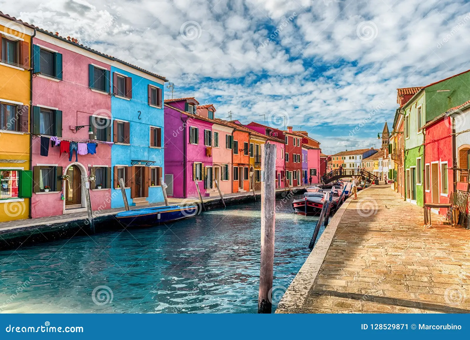 Arrival in Burano