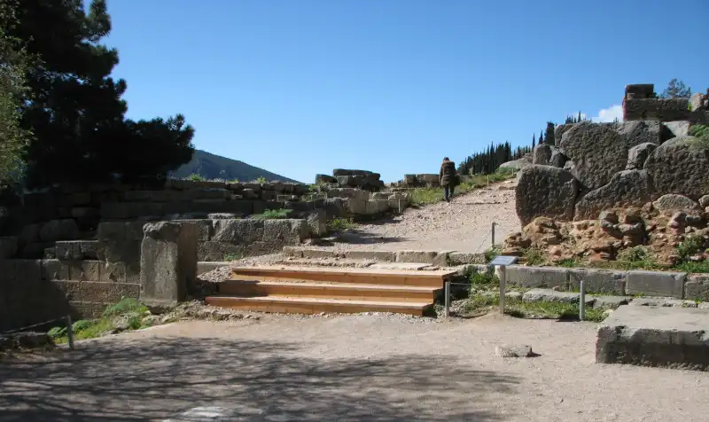 Delphi Archaeological Site Entrance