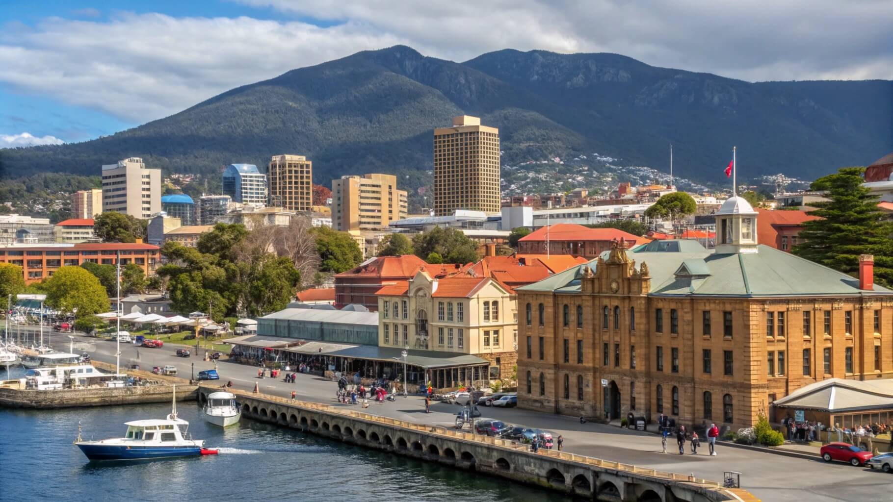 From Hobart
