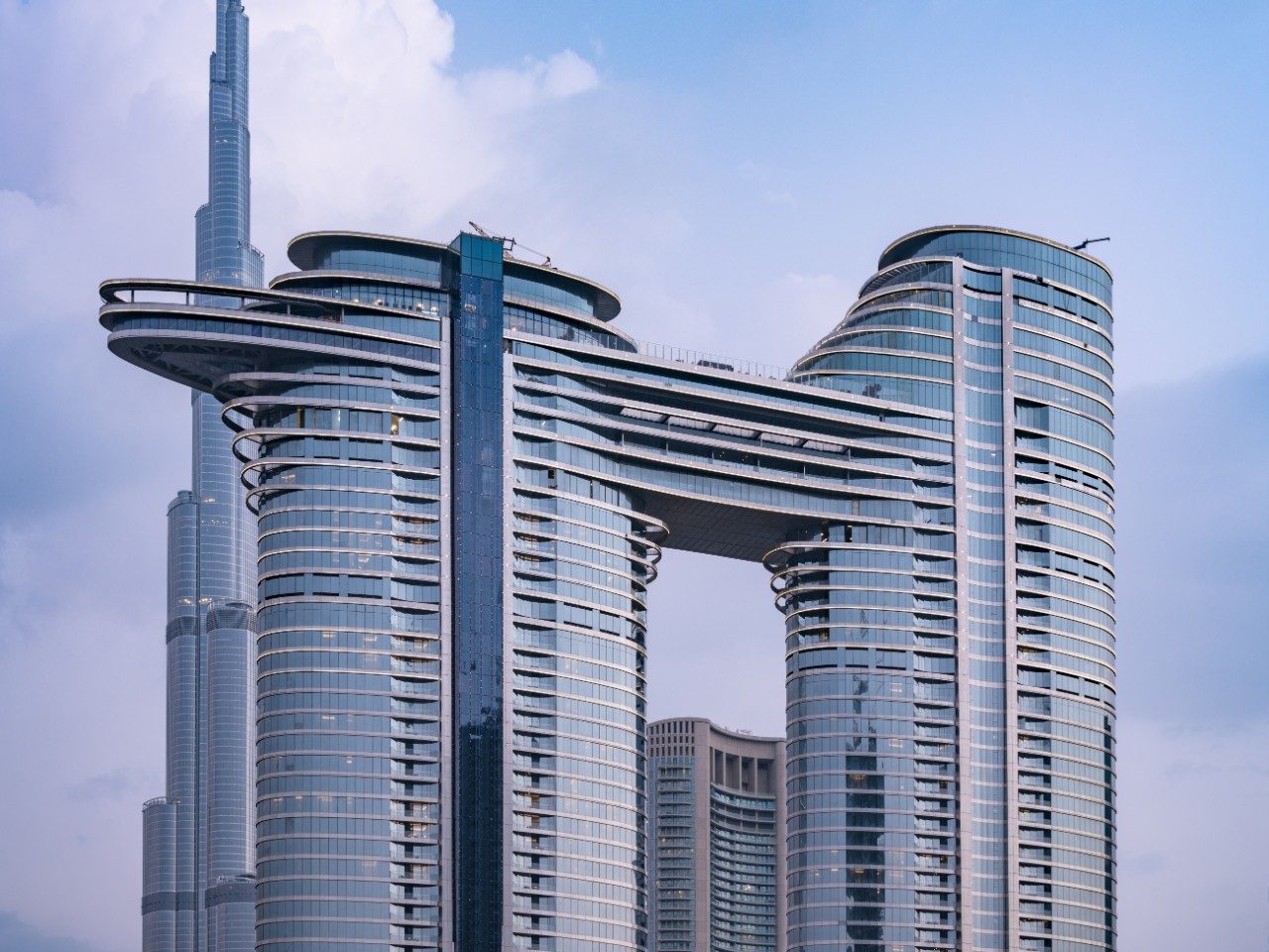 Glass Slide Dubai at Sky Views Observatory