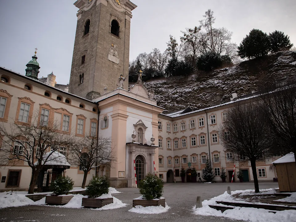 St. Peter's Abbey Courtyard