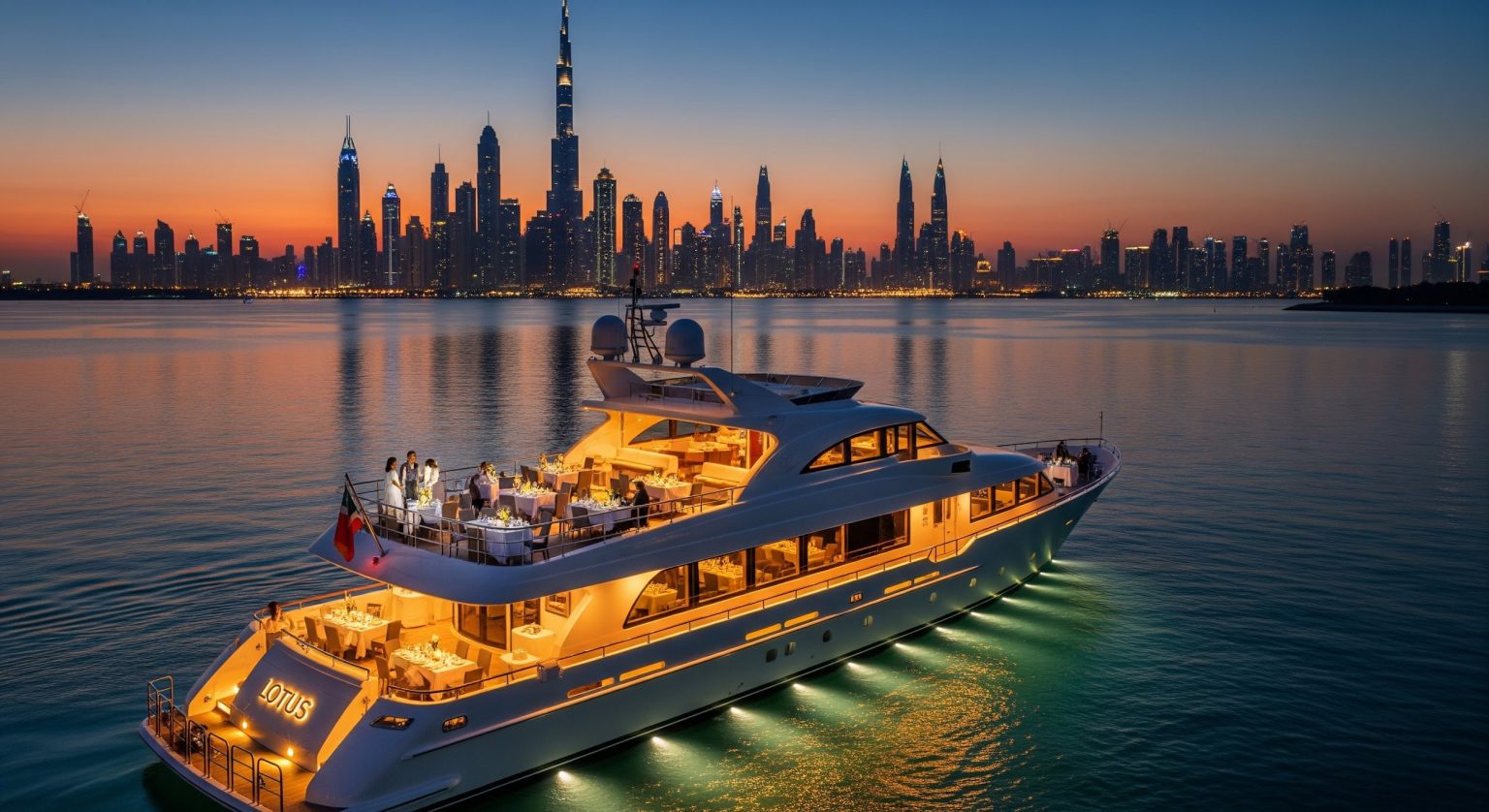 Your experience at Dubai Canal Dinner Cruise