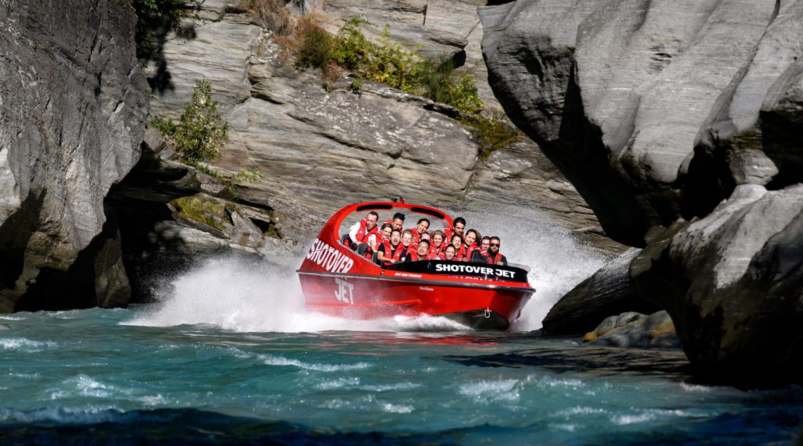 Jet boat tour
