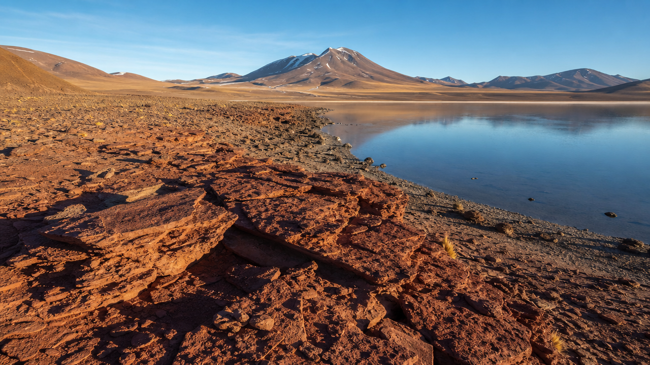 Red Volcanic Rocks