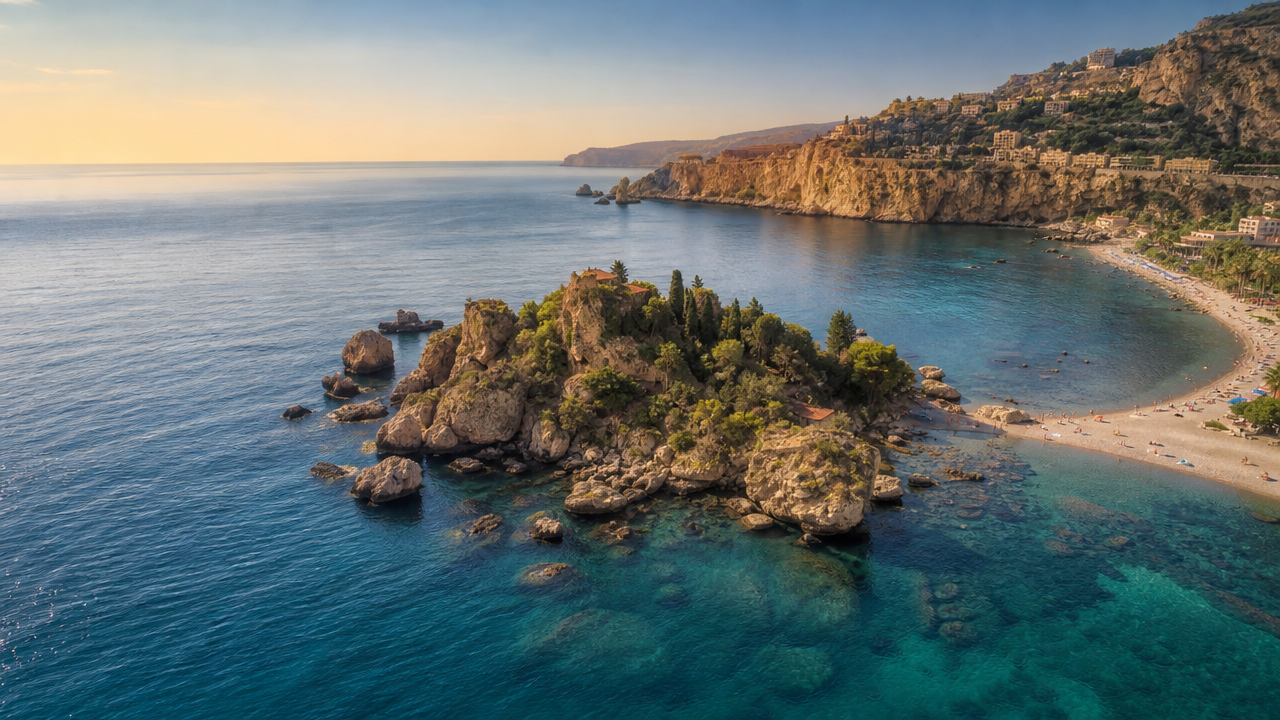 Taormina Boat Tour Along the Ionian Coast