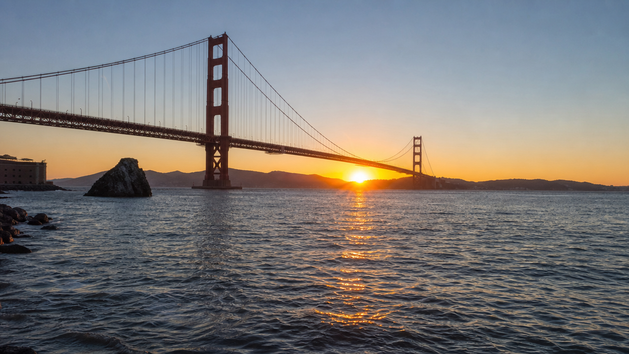 San Francisco Sunset Cruise on Golden Gate Bay