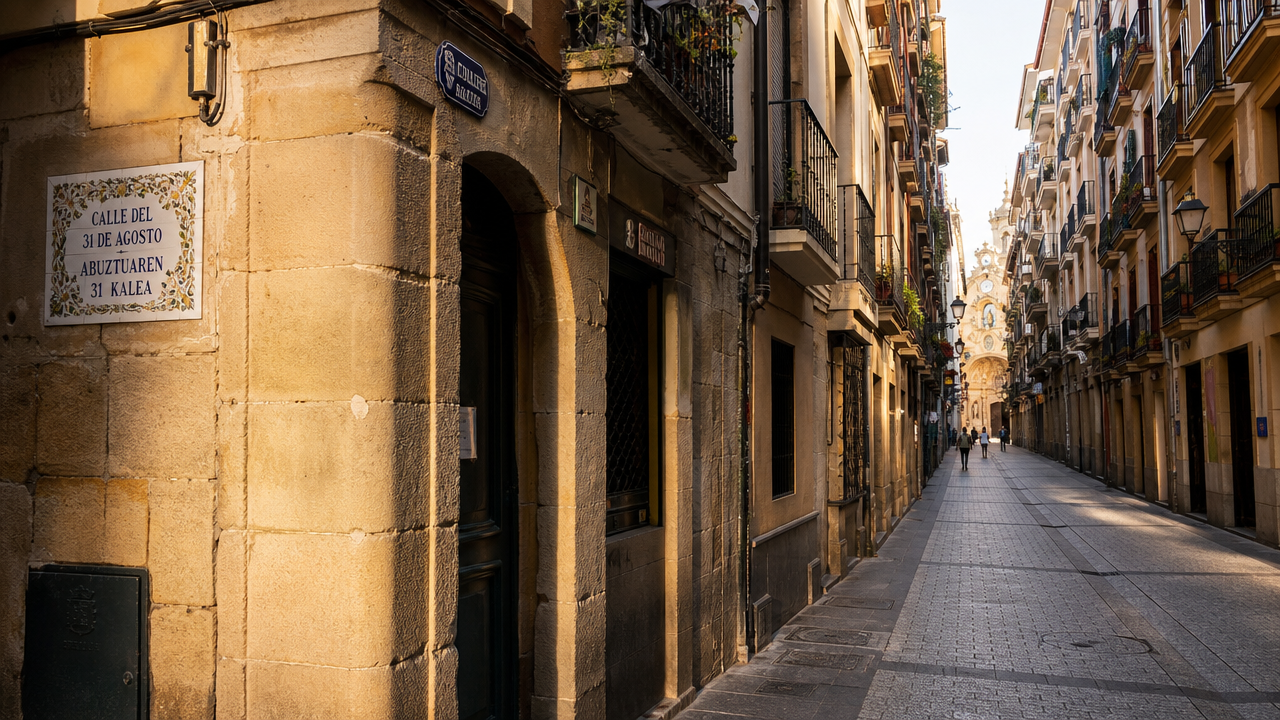Explore narrow side streets