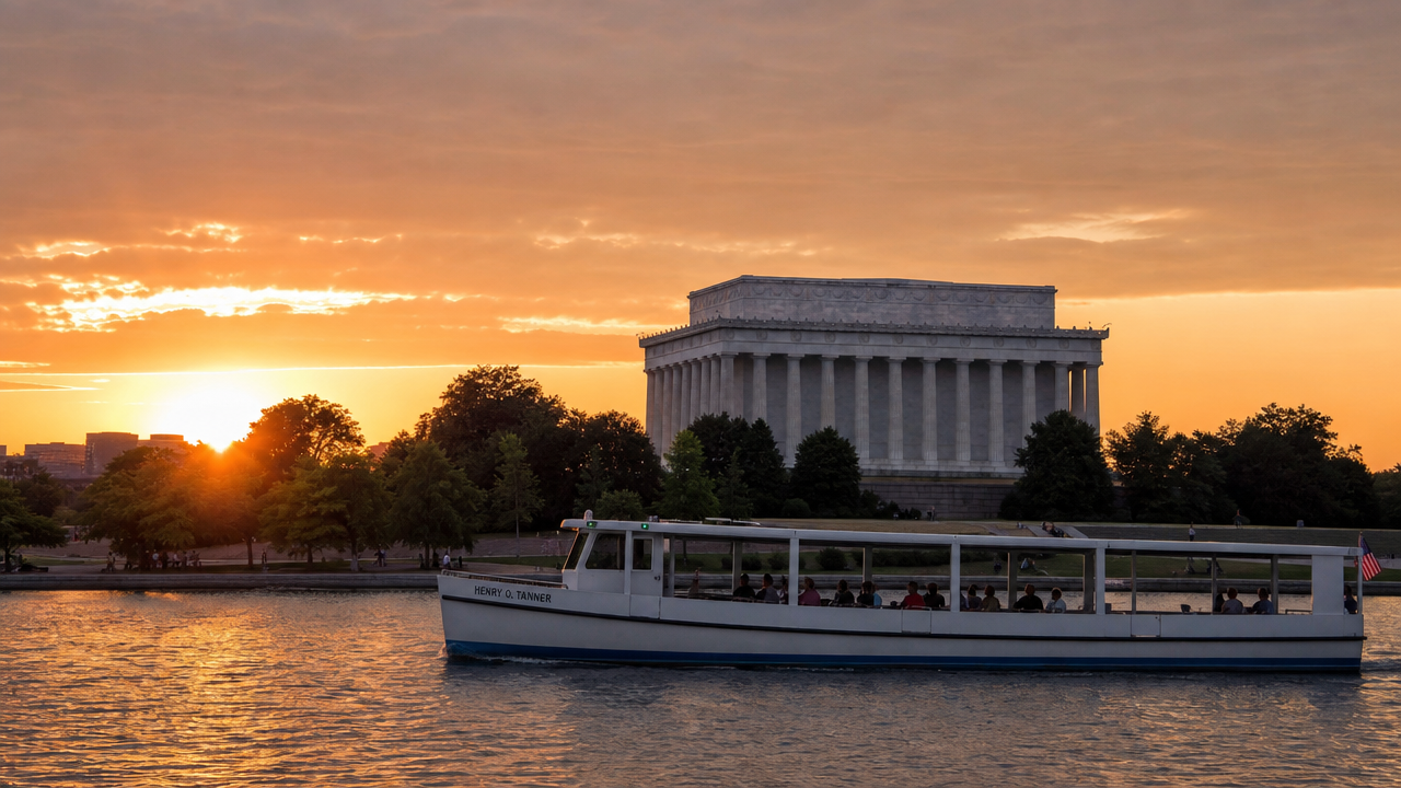 Lincoln Memorial Silhouette