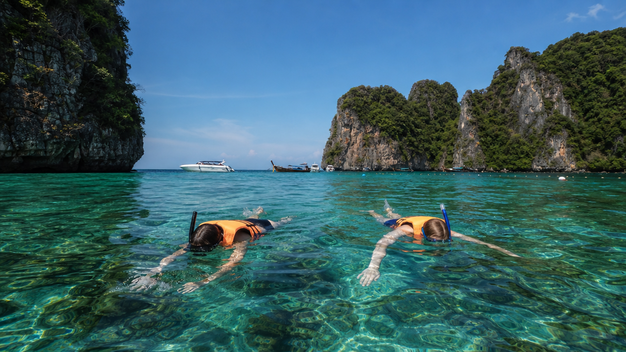 Snorkeling stop