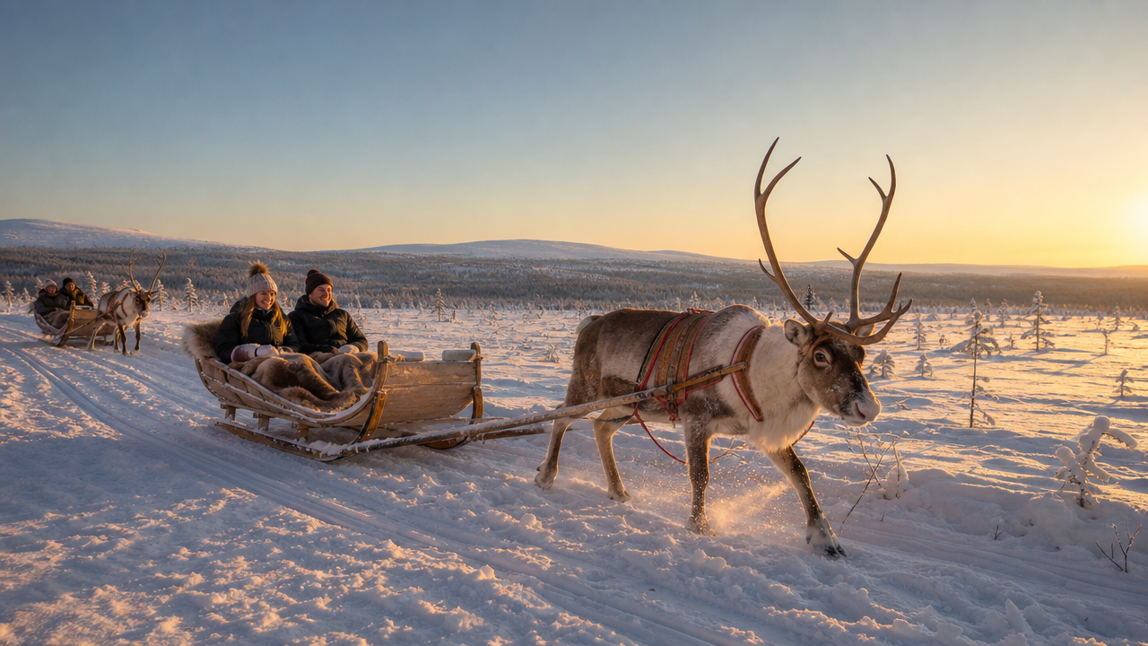 Rovaniemi Reindeer Sleigh Ride
