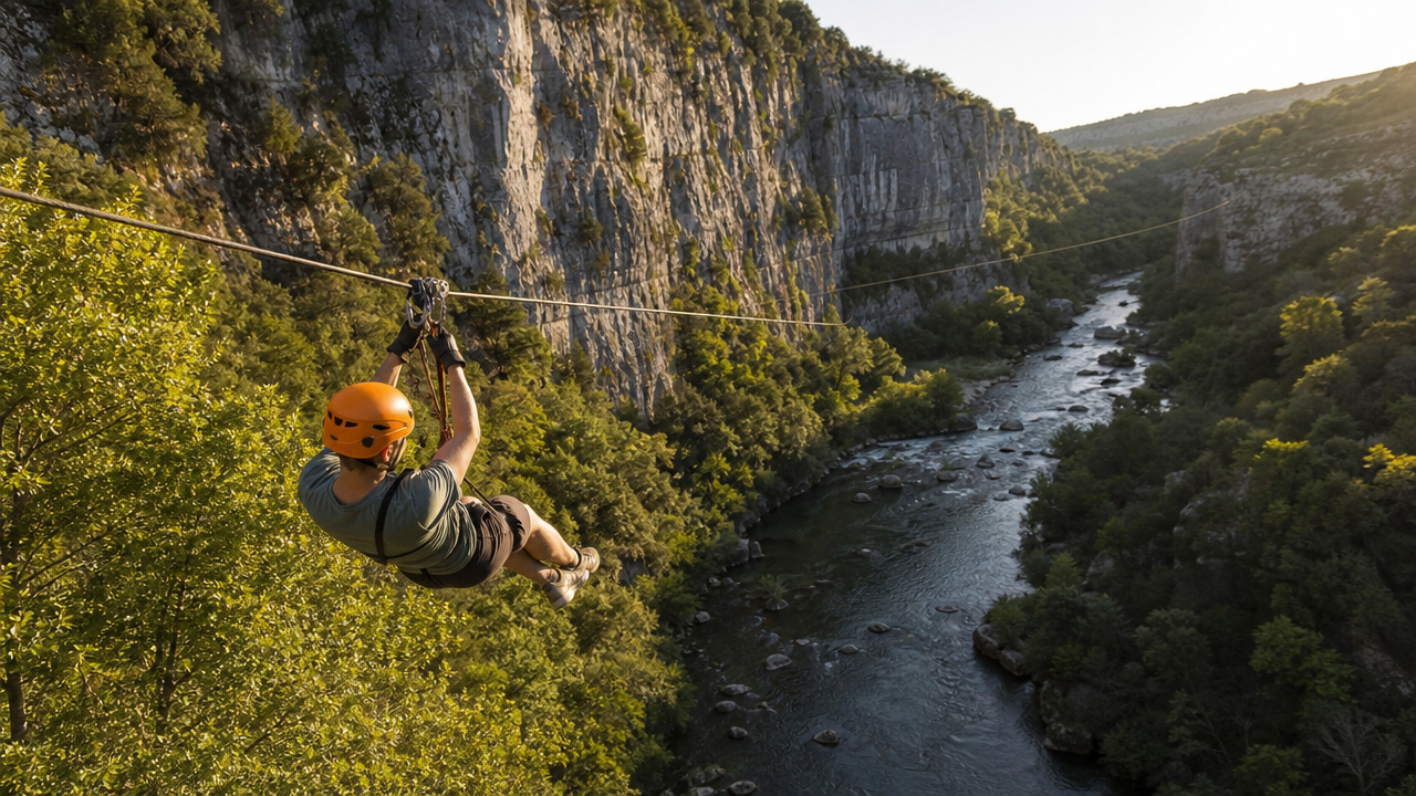 Cetina Canyon Zipline