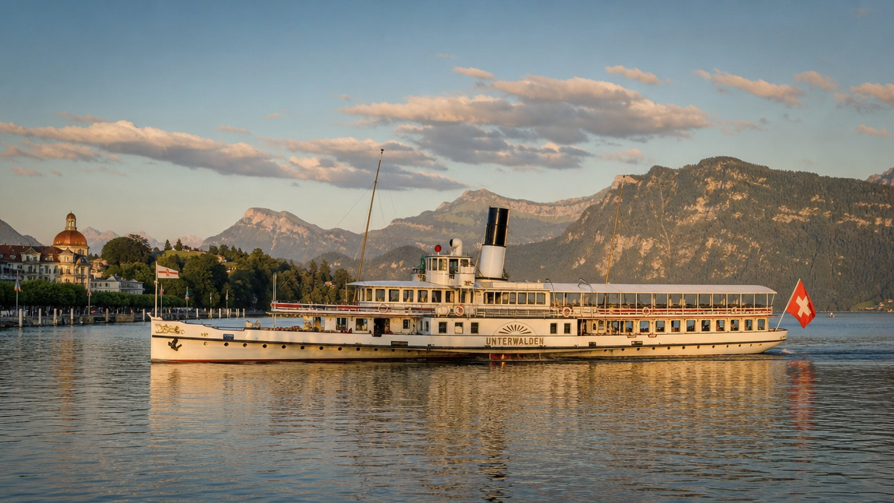 Lake Lucerne Boat Cruise on Vierwaldstättersee