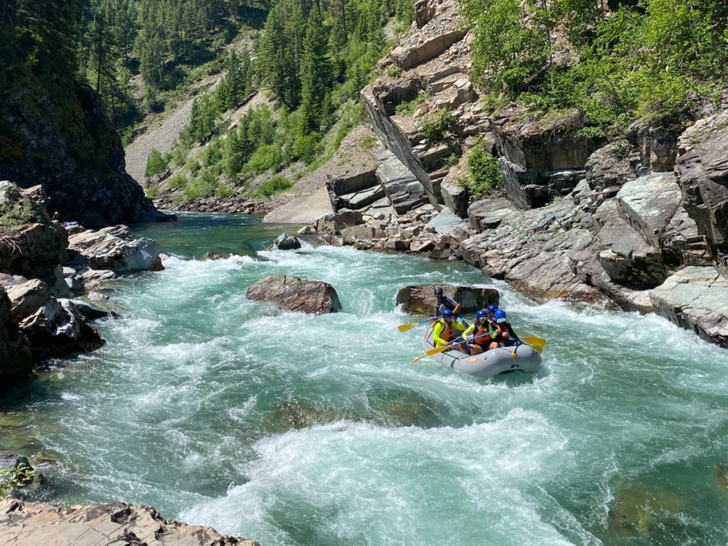 Glacier National Park Rafting on the Middle Fork