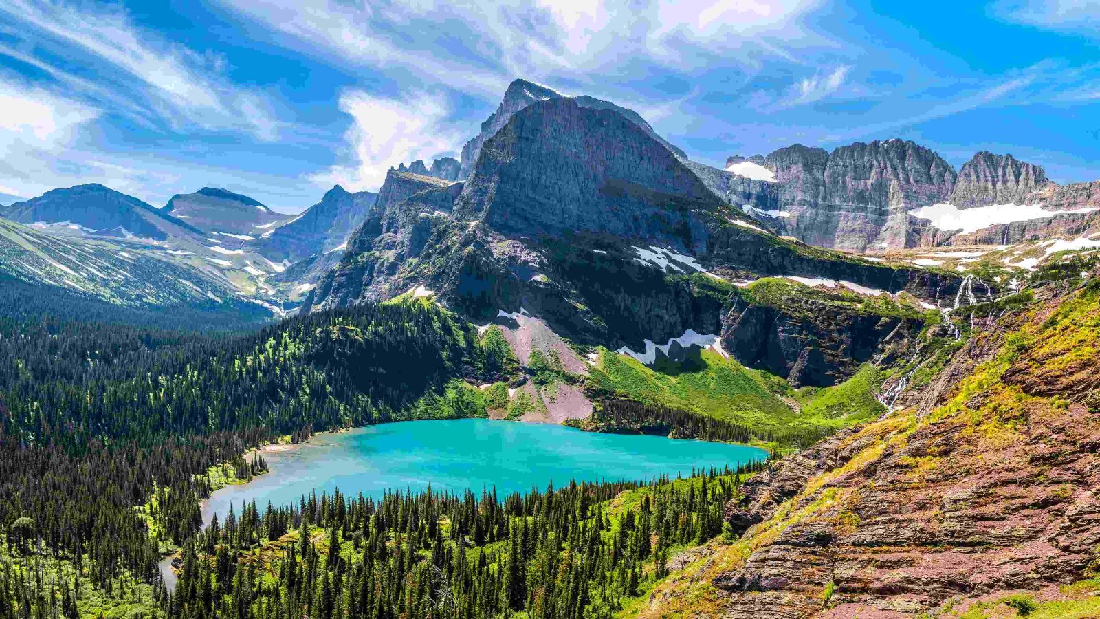 Glacier National Park Boundary