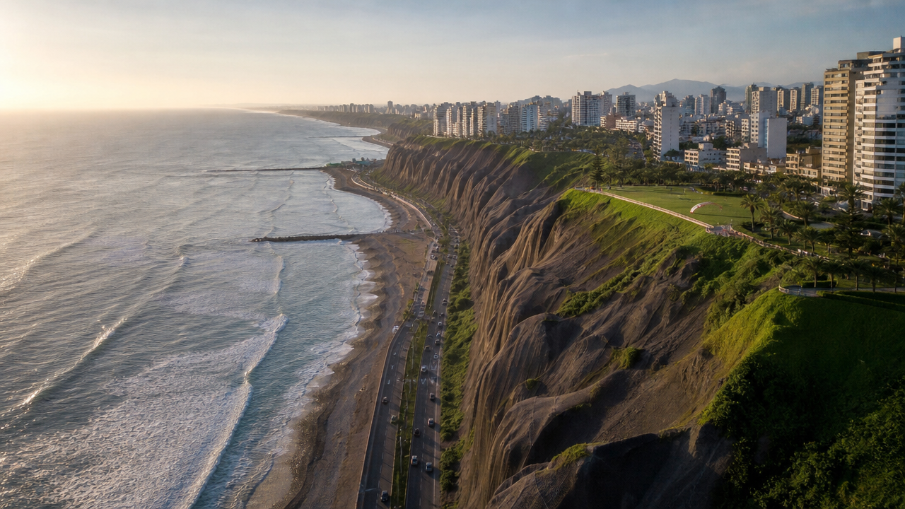 Tandem Paragliding in Lima Above Costa Verde
