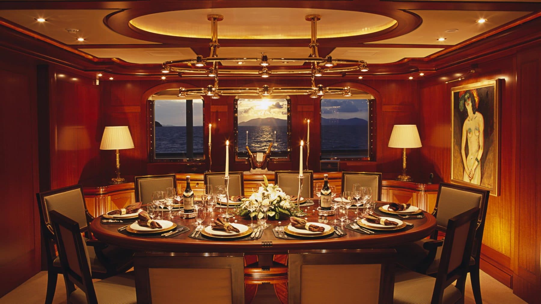 Air-Conditioned Dining Salon