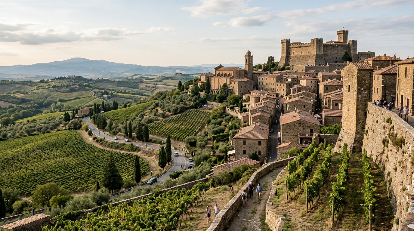 Montalcino Wine Tasting in Val d'Orcia