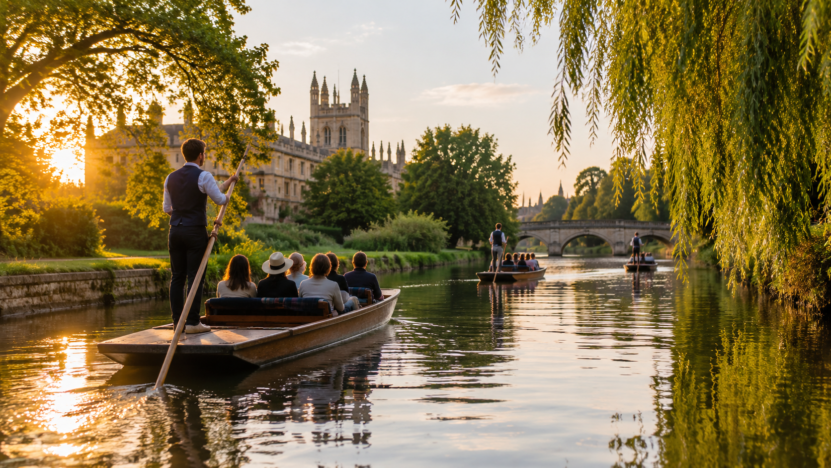 Oxford Punting Tours on the Cherwell