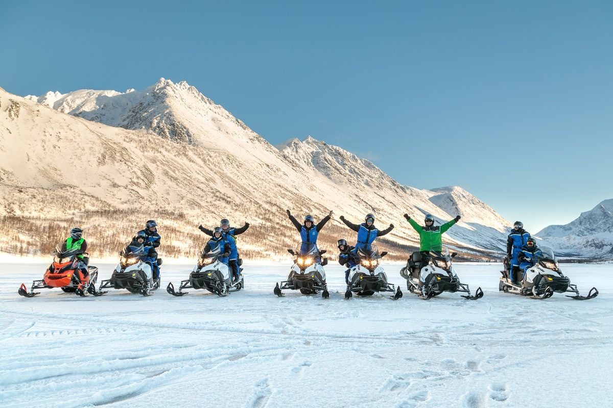 Lyngen Alps Snowmobile Tour