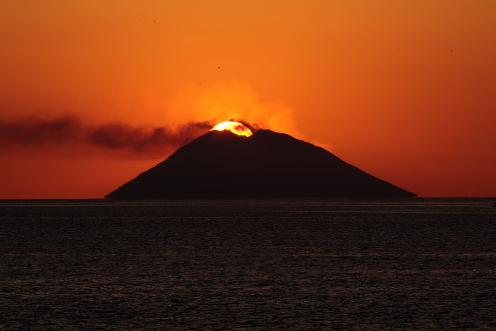 Stromboli by Night From Tropea