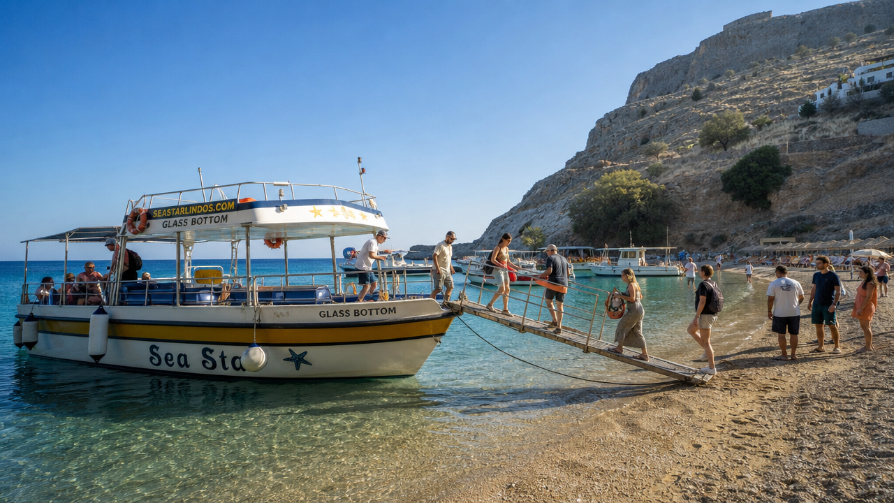 Your experience at Lindos Boat Tour