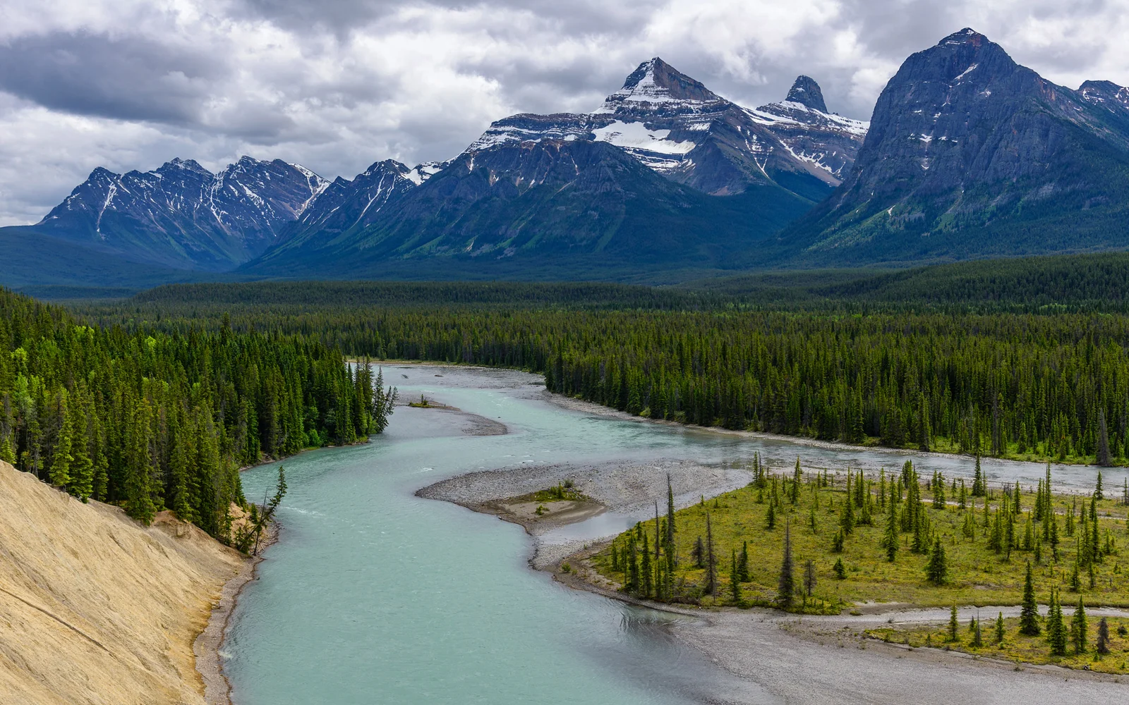 Athabasca River Rafting in Jasper National Park