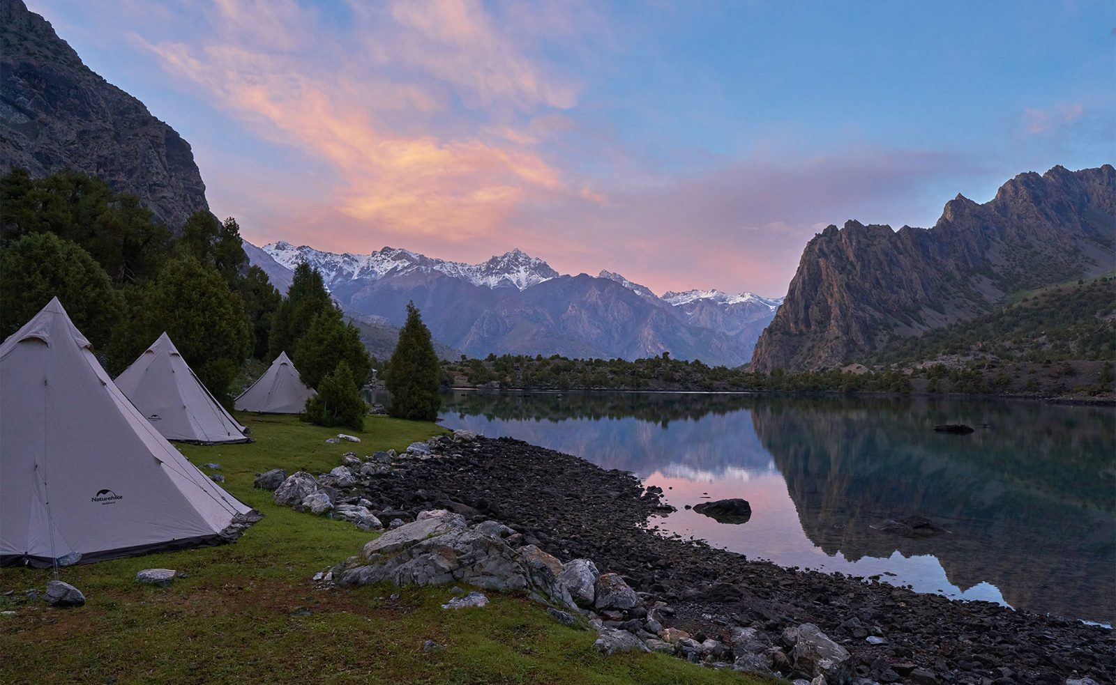 Fann Mountains Base Camp