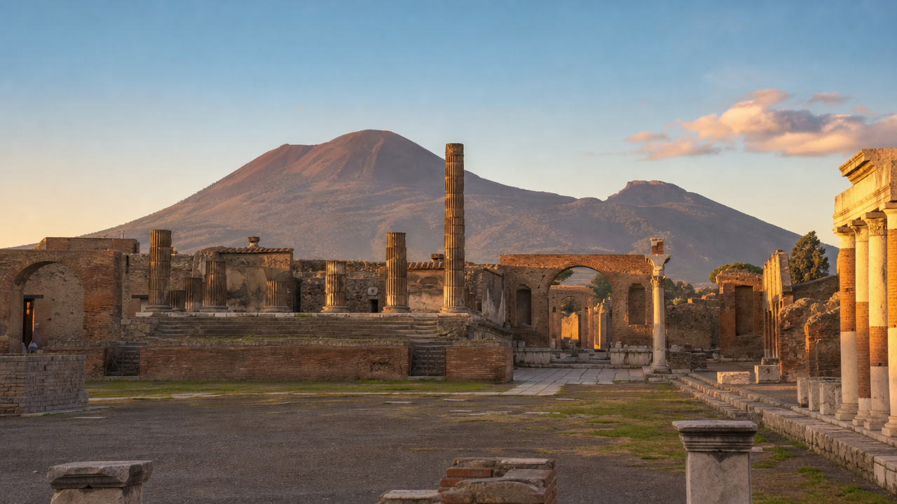 How Far Is Pompeii From Rome