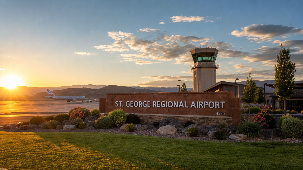 Closest Airport to Bryce and Zion