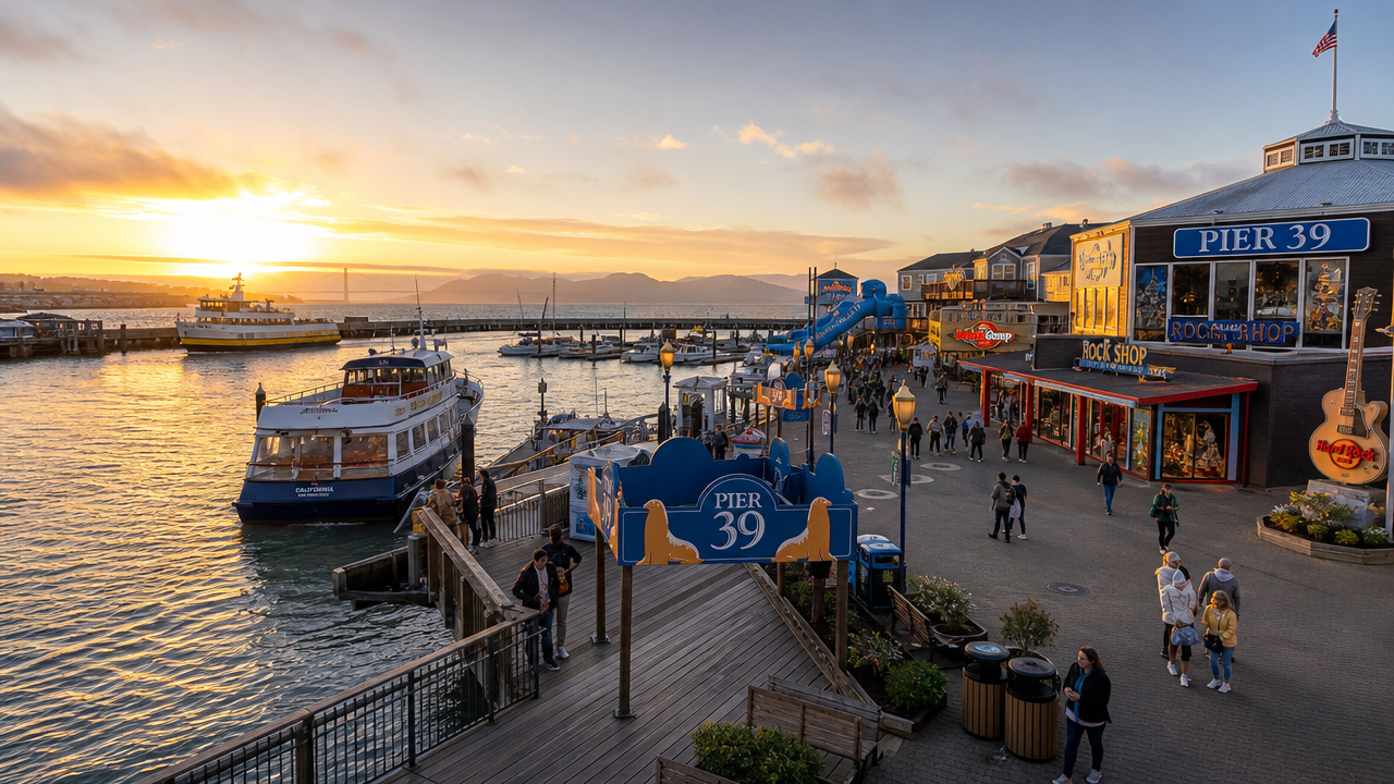 Sunset Cruise San Francisco Pier 39