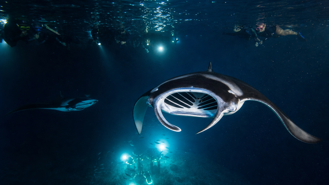 Kona Manta Ray Night Snorkel Tours Photos